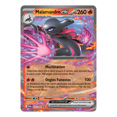 Malamander EX 016/088   Pokemon Karte ME03 Perfect Balance ME3 NM TCG Card