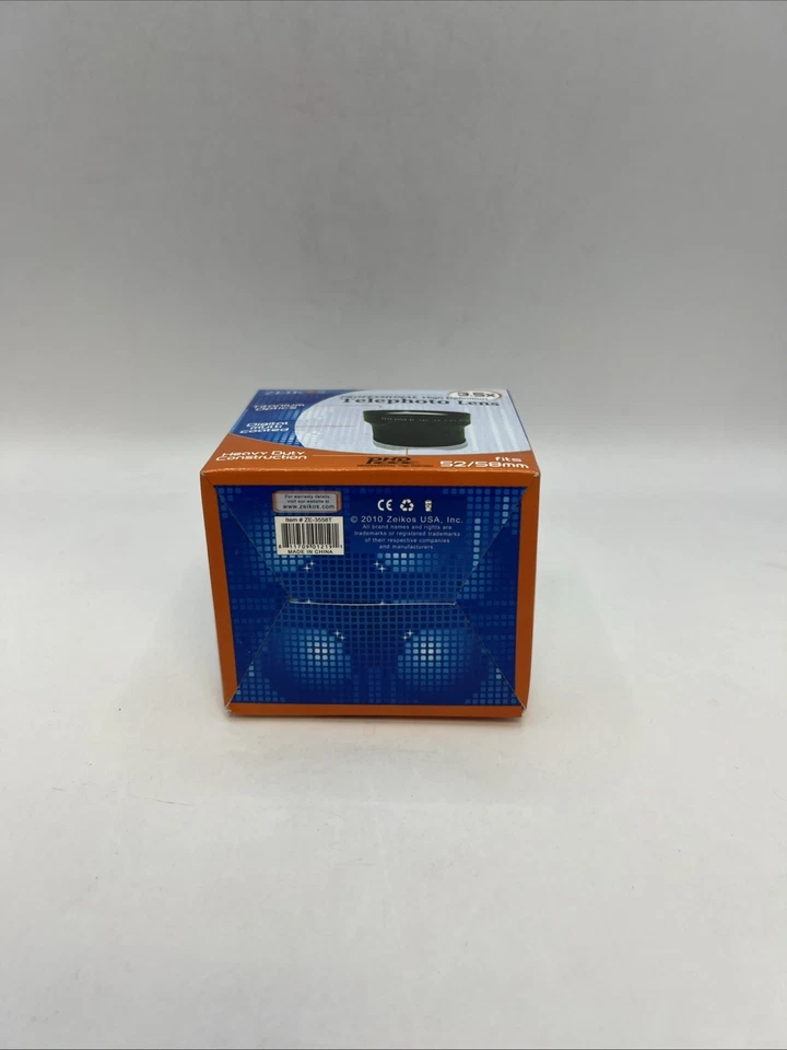 Zeikos ZE-3558T 58mm 3.5X Telephoto Lens - Image 4 of 4