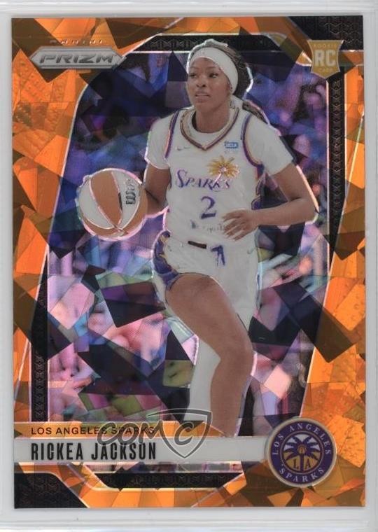 2024 Panini Prizm WNBA Orange Ice Prizm Rickea Jackson #60 11ba