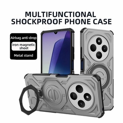 For Redmi note14 5G Shockproof Phone Case Redmi 14C Magnetic Heavy duty Cover
