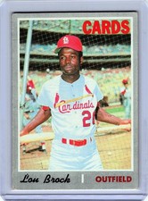 1970 Topps Lou Brock #330 HOF St. Louis Cardinals