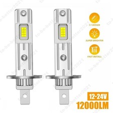 2X H1 Scheinwerfer Tagfahrlicht 12000LM Keine Fehleranzeige Nebelscheinwerfer