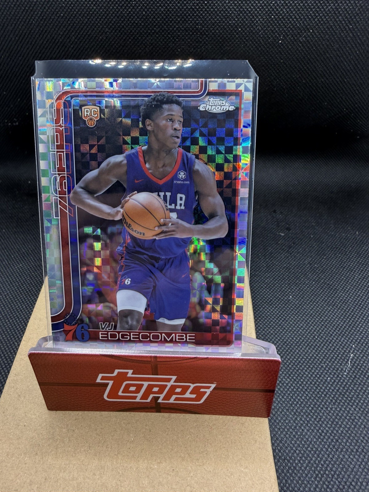 2025-26 Topps Chrome VJ Edgecombe #253 RC X-Fractor 76ers Xfractor RC