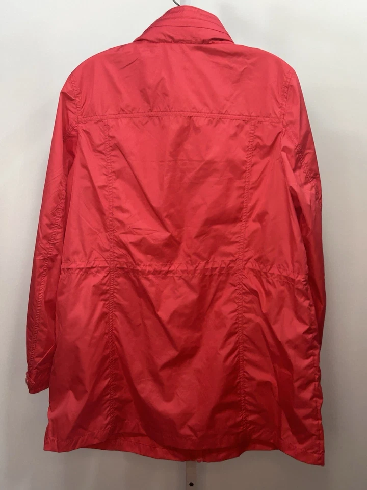 Chaqueta cortavientos roja resistente al agua para mujer St. John's Bay, talla XL.2T Foto 2 de 4