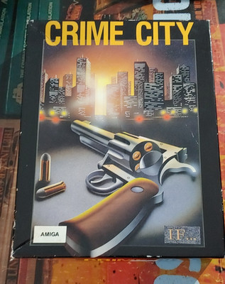 Crime City (IF 1992) Commodore Amiga (Disk, Manual, Box) classic 16-bit