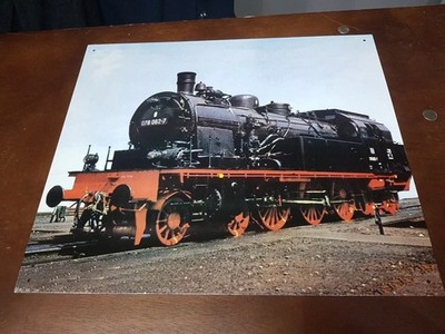 Blechschild Eisenbahn 78062-7 Modell Deko Lokomotive Nostalgie Wand Schild 39x33