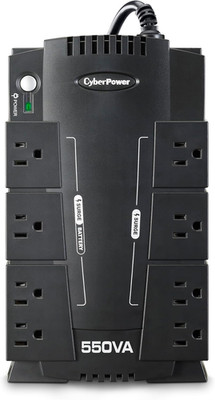 CP550SLG Standby UPS Battery Backup and Surge Protector, 550VA/330W, 8 Outlets,