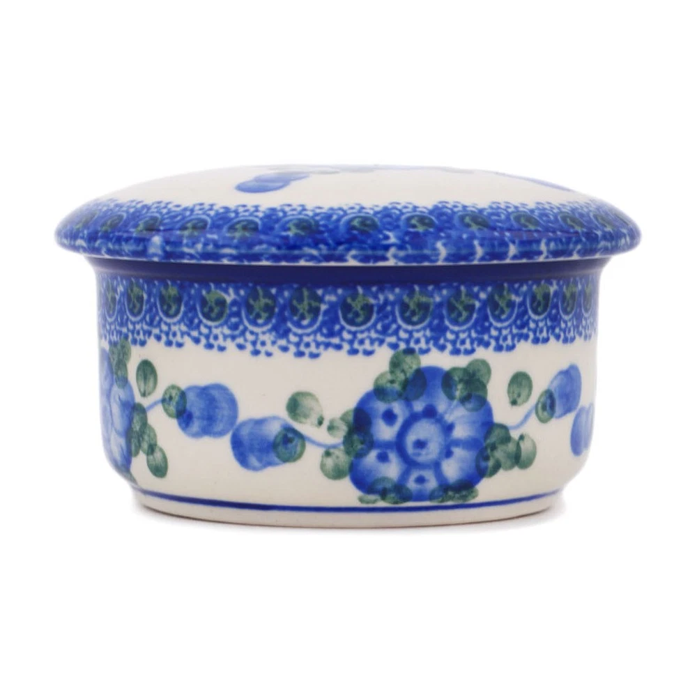 Polish Pottery Jar with Lid - Thumbnail 3