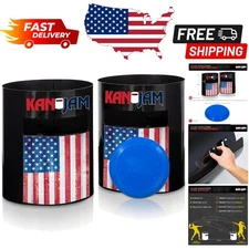 Lightweight Outdoor Frisbee Game - Portable Kan Jam Set for Competitive Fun