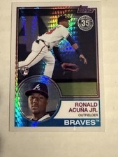 Ronald Acuña Jr. #101 RC 2018 Topps Silver Pack  Promo 1983 Topps Design