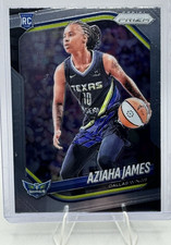 Aziaha James 2025 Panini WNBA Prizm Basketball - Rookie Card# 83