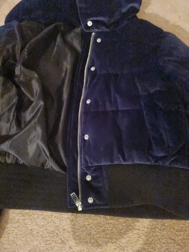 Missguided Women's Navy Padded Jacket Size 8 - Picture 7 of 8
