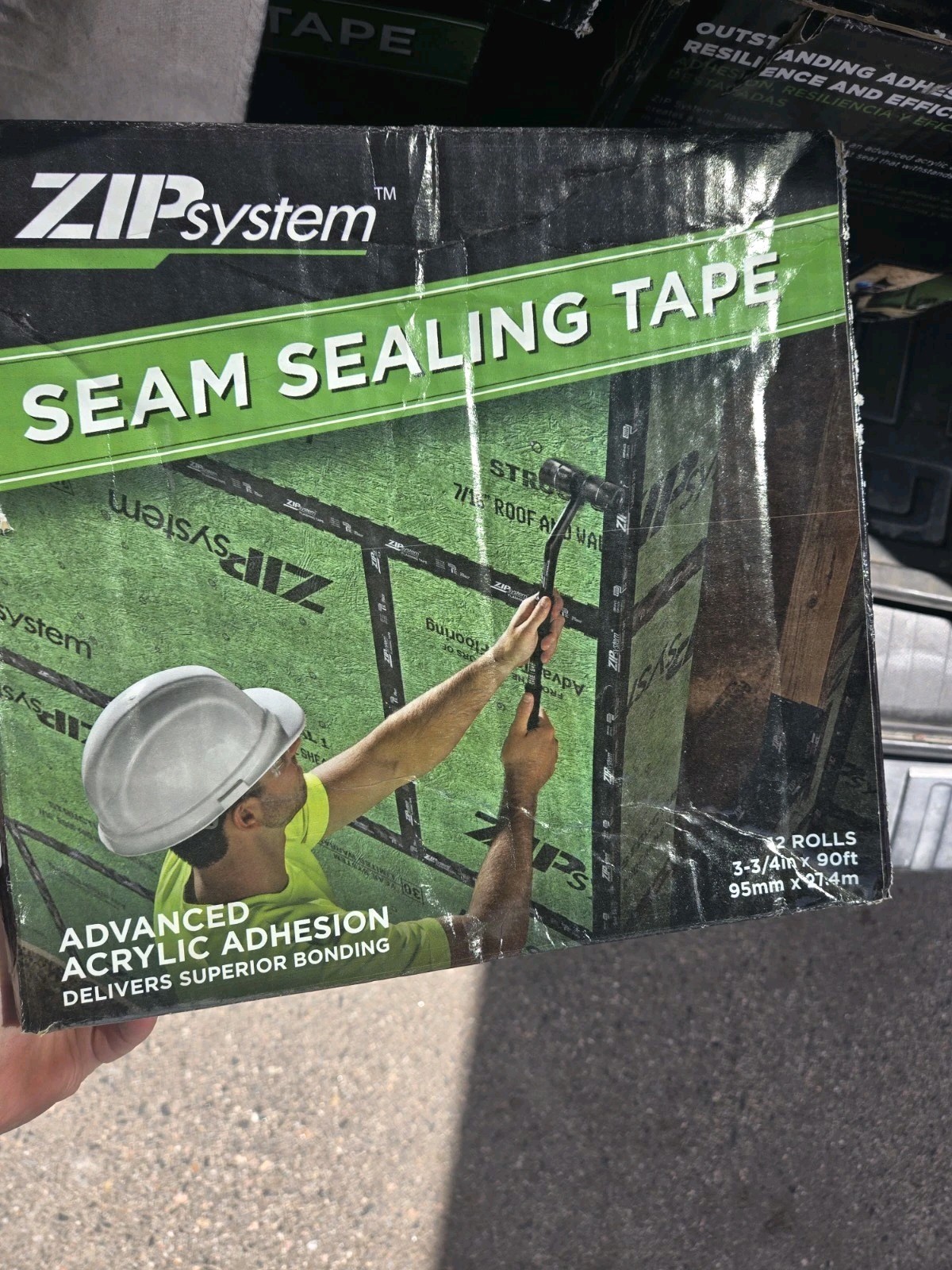 ZIP System Seam Sealing Tape 3-3/4" x 90', 12 Rolls, Model S-13773, MPN S-13773