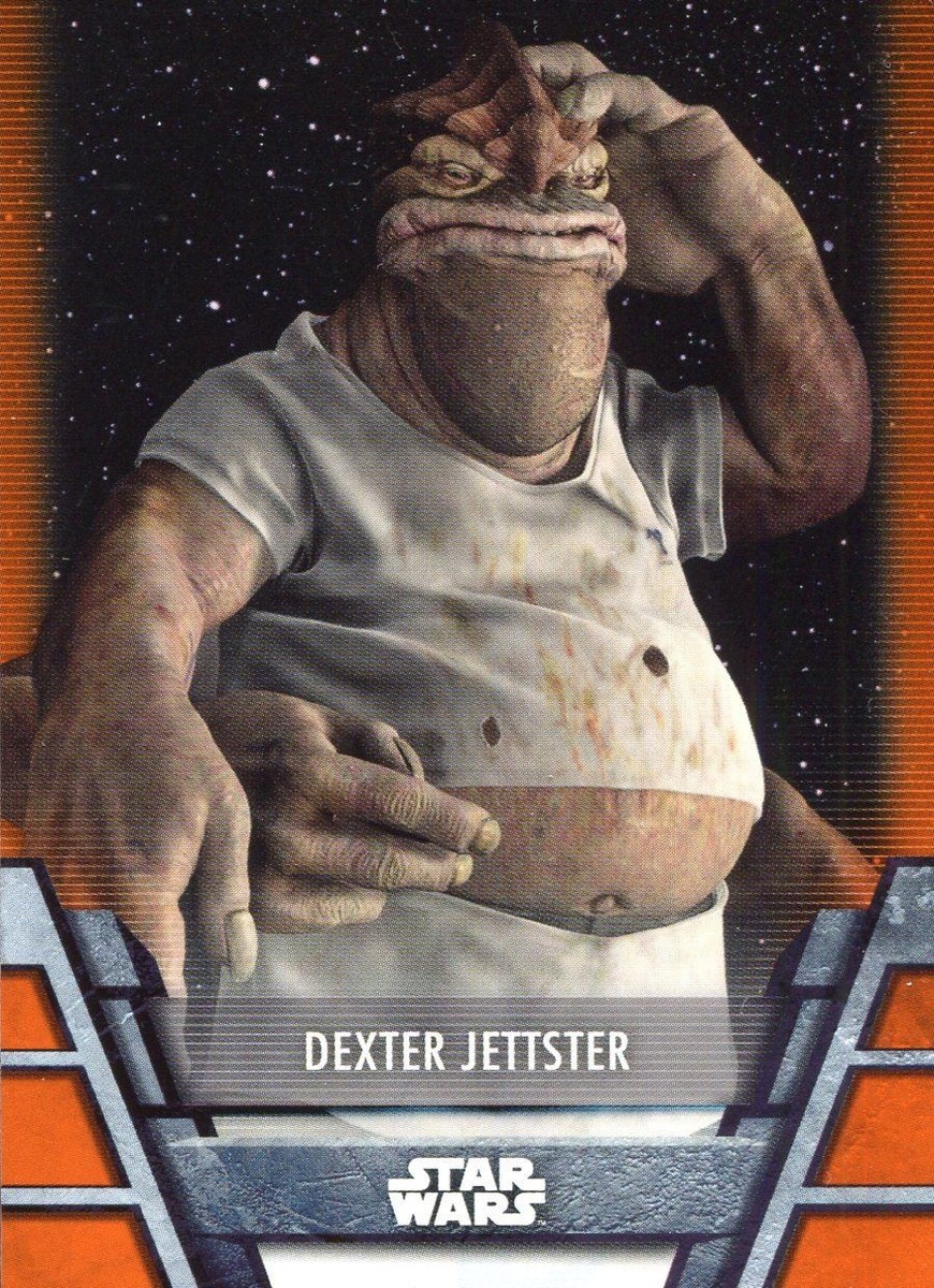Star Wars Holocron 2020 Orange [99] Base Card N-5 Dexter Jettster