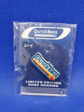 Dutch Bros Coffee Shoe Charm 1 Of 4 Logo Limited Edition New Collectible
