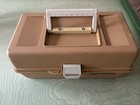 Vintage Old Pal ,Woodstream PF1050 Fishing Tackle Box 2 Trays /Tan Version 12" — photo 6