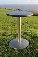 P&O LINE SS CANBERRA CROWS NEST FINE QUALITY STEEL & GRANITE COFFEE TABLE C-90'S