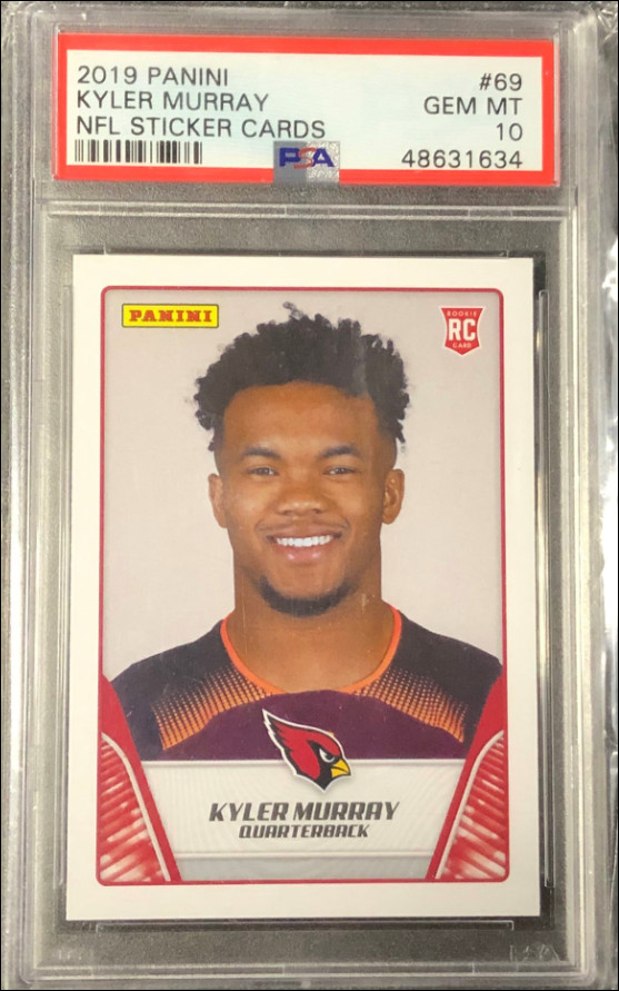 Kyler Murray Panini NFL Sticker Cards #69 Base