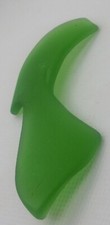 Genuine MAINE Sea GLASS Surf TUMBLED Lime GREEN BEAUTIFUL FROST UNIQUE SHAPE 