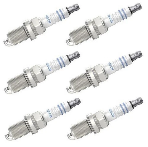 Jaguar Spark Plugs x 6 Bosch Fits XJ X300 X330 XJ40 XJ81 XJS XJSC 6 3.2 3.6 4.0 - Picture 4 of 7