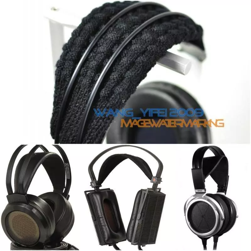 Widened Wool Headband Cushion For STAX SR 507 SR 407 SR 307 SR 207 Headphones