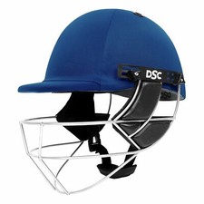 DSC Defender Cricket Helmet for Men & Boys Adjustable Steel Grill Royal Blue