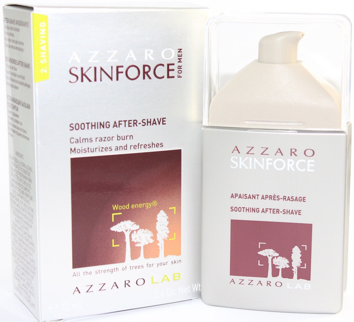 Azzaro Skinforce 2.6 oz After - Shave Moisturizes for Men - New in