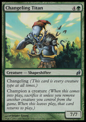 MTG Magic the Gathering Changeling Titan (200/312) Lorwyn LP
