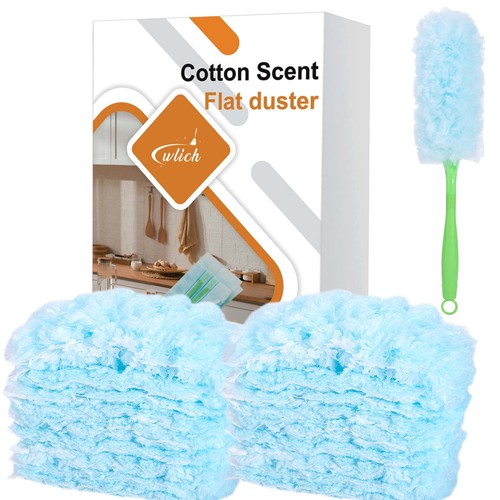 30PCS Disposable Duster Refills, Electrostatic Heads for Ceiling Fans, Furniture