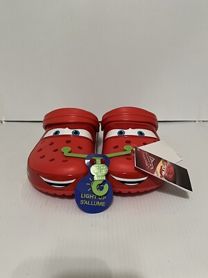 Crocs Classic Clog Lightning McQueen Cars Size 9 Men s Size 11 Women s IN HAND