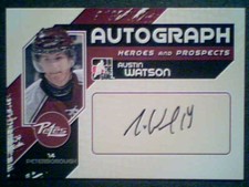 AUSTIN WATSON  10/11 AUTHENTIC PROSPECT AUTOGRAPH  SP