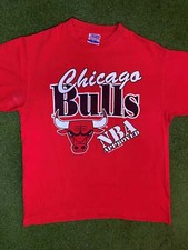 1990 Chicago Bulls - Vintage NBA T-Shirt Large 
