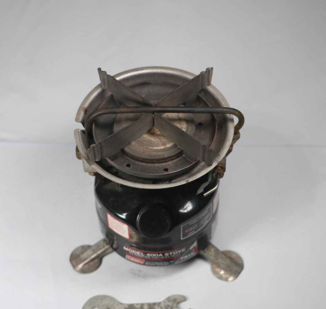 Vintage Coleman Peak 1 Lightweight Backpack Stove Model 400A Dated