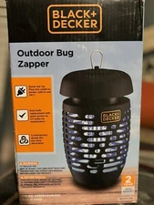 NEW Black + Decker UV Outdoor Bug Zapper #BDXPC941 Protects Up to 1200 Sq.Ft