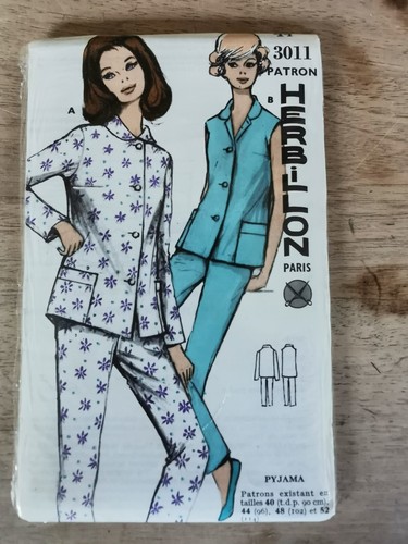 2967 Patron Herbillon Vintage French Pattern 1960/70 Robe