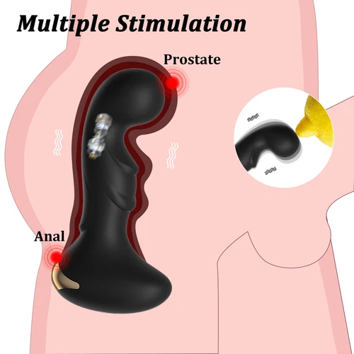 Male-Prostate-Massager-Stimulator-Vibrate-Anal-Butt-Plug-Vibrator-Sex-Toys-Men - Picture 5 of 24
