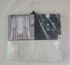 Lush Decor Sheer Grommet Panels With Insulated Blackout Curtains 38x84 ea. Wheat