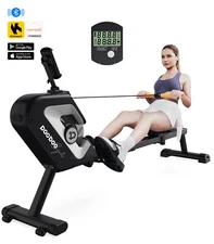 Magnetic Rowing Machine Rower 16 Levels Cardio Home Gym Row Exercise Equipment