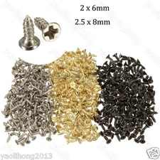 200pcs Mini Phillips Flat Countersunk Head Self Tapping Screw M2x6mm M2.5x8mm