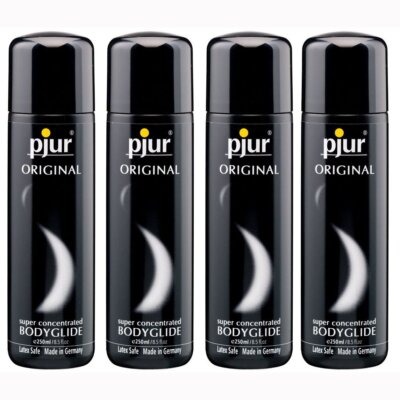 4X Pjur Original Bodyglide 250 ml Silicone Based Personal Lubricant Massage Lube