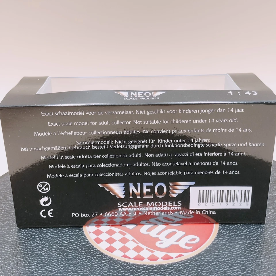 NEO scale models 1/43 BMW 320i Warsteiner DRM 1979 #26 NEO45229 resin gold - Image 4 of 4