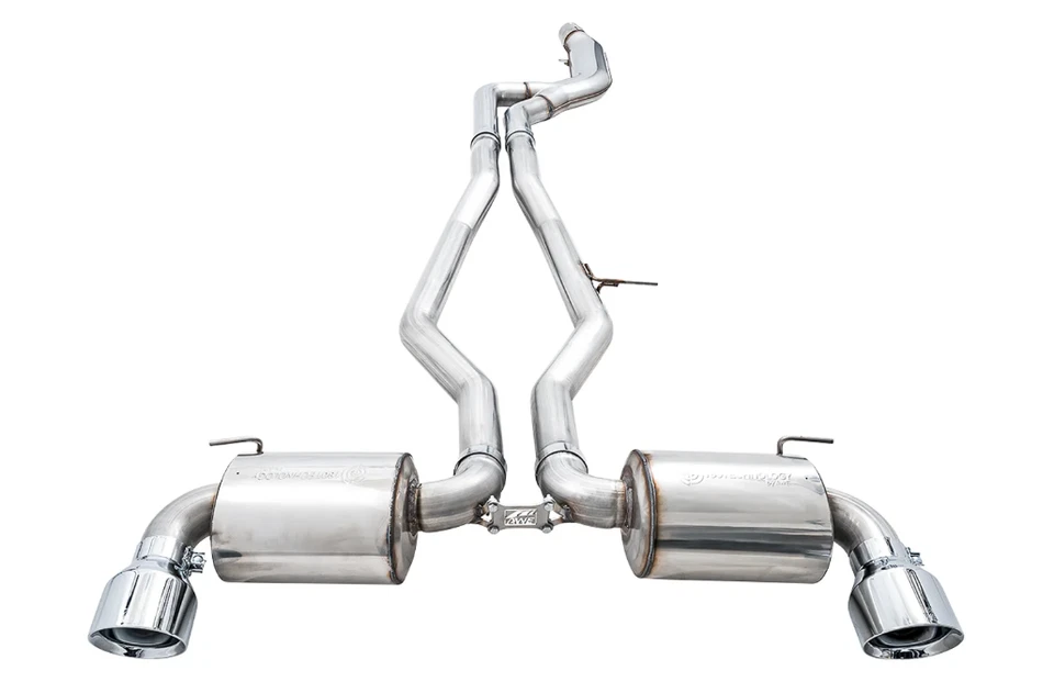 AWE Touring Cat-Back Exhaust w/ 5” Chrome Tips For 20-25 Toyota Supra 3.0L Foto 3 de 4
