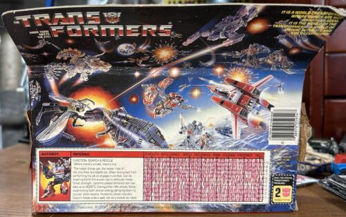 Vintage 1985 INFERNO AutoBot W/Box Hasbro G1 Transformers Unused Decal Sheet - Picture 17 of 17