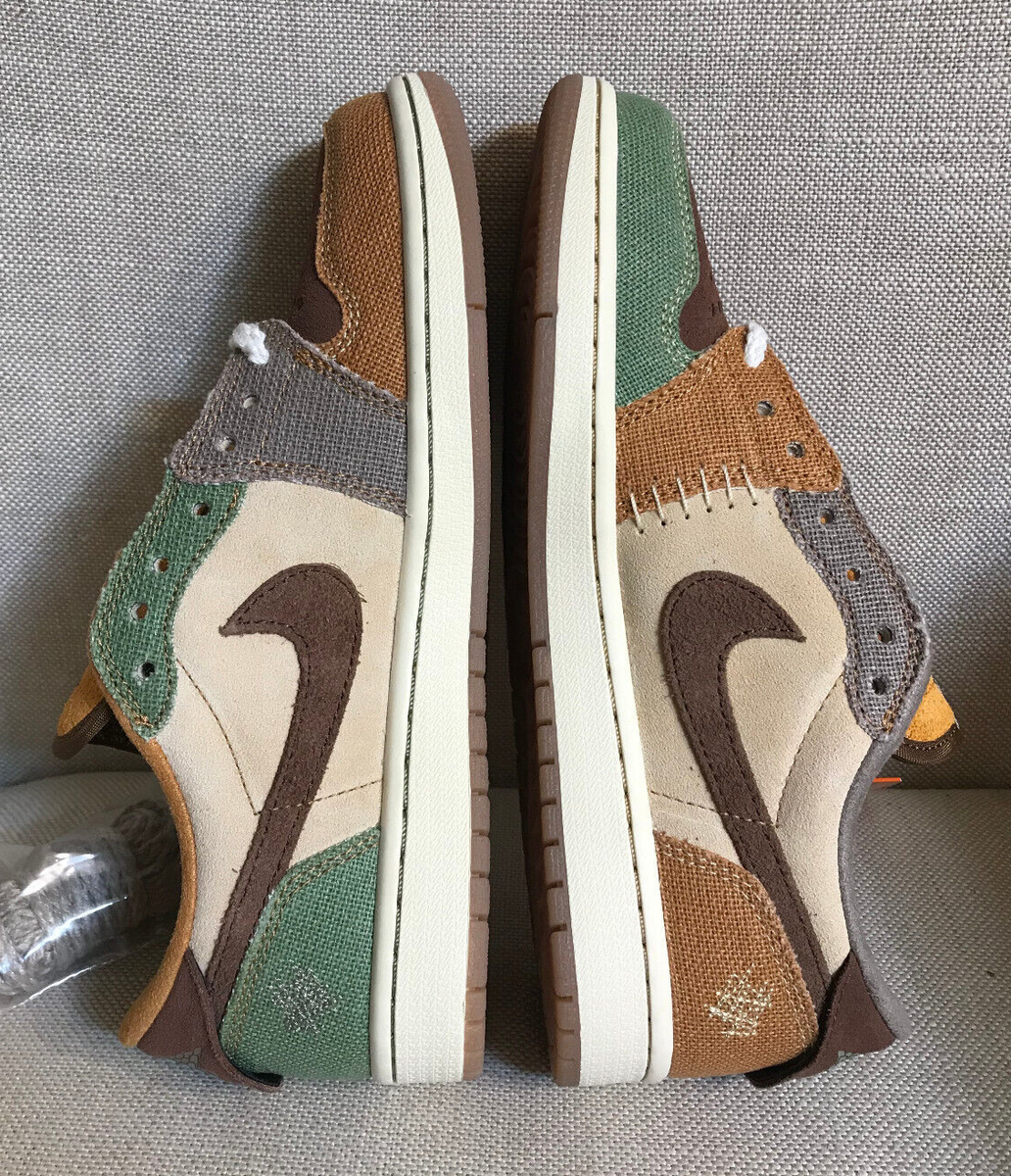 Nike Jordan 1 x Zion Williamson Low OG Z, Flax & Oil Green