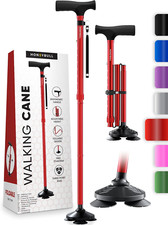 Walking Cane for Men  Women- Foldable,Adjustable,Collapsible,Free Standing Cane