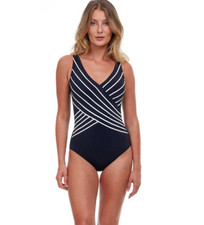 Gottex Embrace V-Neck Surplice One Piece Swimsuit Size 8 New