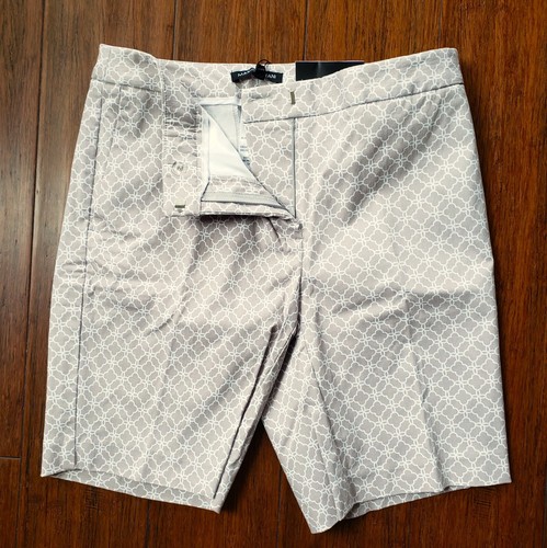 Pantalones Cortos Mario Serrani Talla 4 Cómodos Elastizados Control Abdomen Nuevos con Etiquetas 9" Entrepierna Golf - Imagen 26 de 31