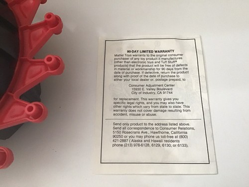 He-Man ROTON W/ INSTRUCTIONS 100% COMPLETE VINTAGE - Picture 7 of 9
