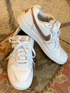 Nike Ebernon Low Women's Shoes Size 9 White/ Bronze BV1156 100 | eBay