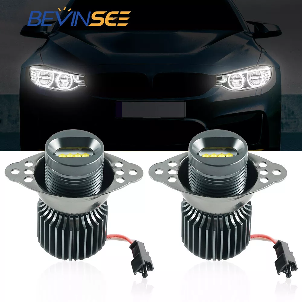 LED Angel Eyes Halo Ring Marker Headlight Fit BMW E91 E90 LCI 08